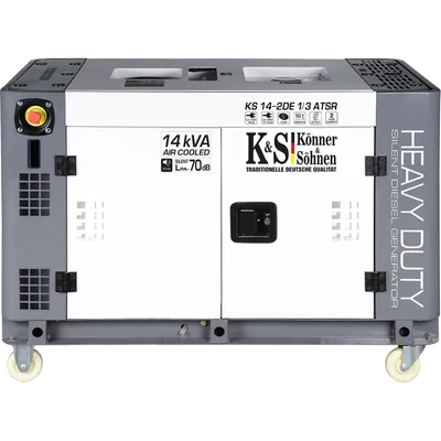 Дизельгенератор Konner&Sohnen KS 14-2DE 1/3 ATSR (13.75 кВА, ~3ф, 380 В)