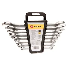 Набір ключів ріжкових Topex (6-22 мм, 8 шт) (35D656)
