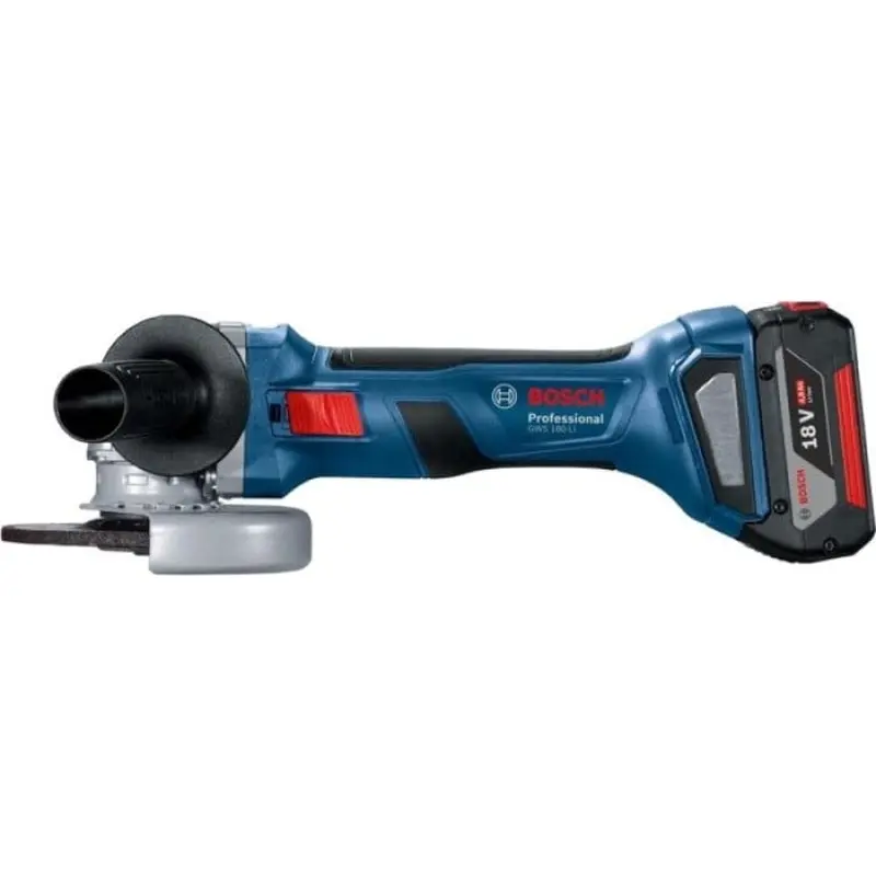 Акумуляторна кутова шліфмашина Bosch GWS 180-LI Professional (18 В, 4 А*год, 125 мм) (06019H9025) Акумуляторна кутова шліфмашина Bosch GWS 180-LI Professional (18 В, 4 А*год, 125 мм) (06019H9025)