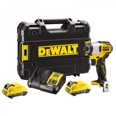 Акумуляторний ударний шуруповерт DeWALT DCF801D2 (12 В, 2х2 А*год, 163 Н*м)