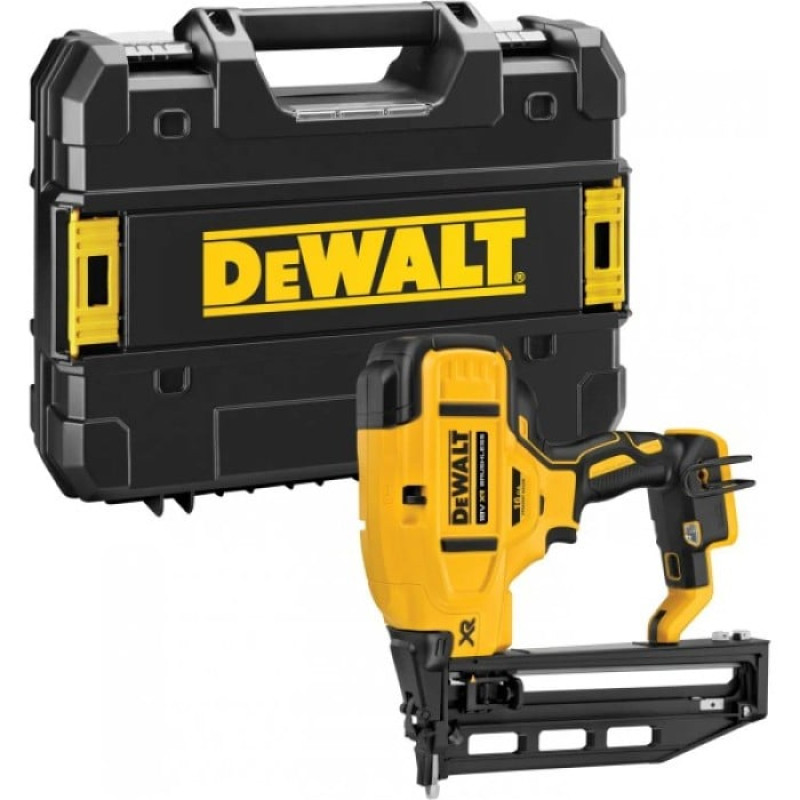 Пістолет цвяхозабивний акумуляторний DeWALT DCN662NT + кейс (18 В, без АКБ, 32-64 мм)