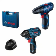 Дриль-шуруповерт Bosch GSR 120-LI + гайковерт Bosch GDR 120-LI (12 В, 2х2 А*год) (06019G8023)