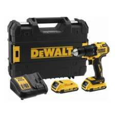 Акумуляторний ударний дриль-шуруповерт DeWALT DCD709D2T (2х18 В, 2 А*год, 65 Н*м)