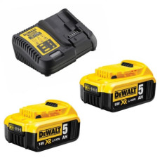 Зарядний пристрій із двома акумуляторами DeWALT DCB115P2 (Li-Ion, 2х18 В, 5 А*год)