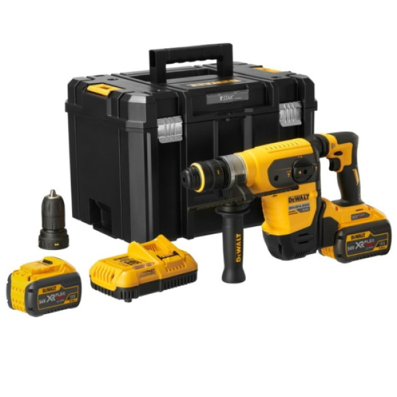 Акумуляторний перфоратор DeWALT DCH417X2 (54 В, 2х3 А*год, 4.5 Дж)