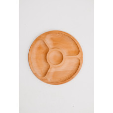 Менажниця Carpathian Products кругла бук 30 см 8427