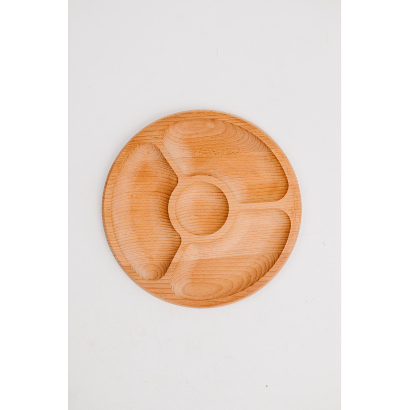 Менажниця Carpathian Products кругла бук 30 см 8427
