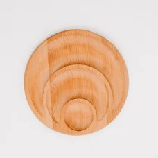 Менажниця Carpathian Products кругла бук 30 см 8380