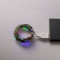 Гірлянда роса 20 метрів USB на 200 led світлодіодів крапля на зеленому дроті мультиколор