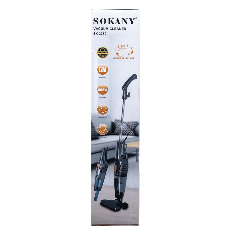 Пилосос Sokany SK3389 вертикальний 1000 Вт