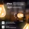 Гірлянда вулична у стилі ретро світлодіодна жовта S14 на 10 LED ламп завдовжки 5 метрів