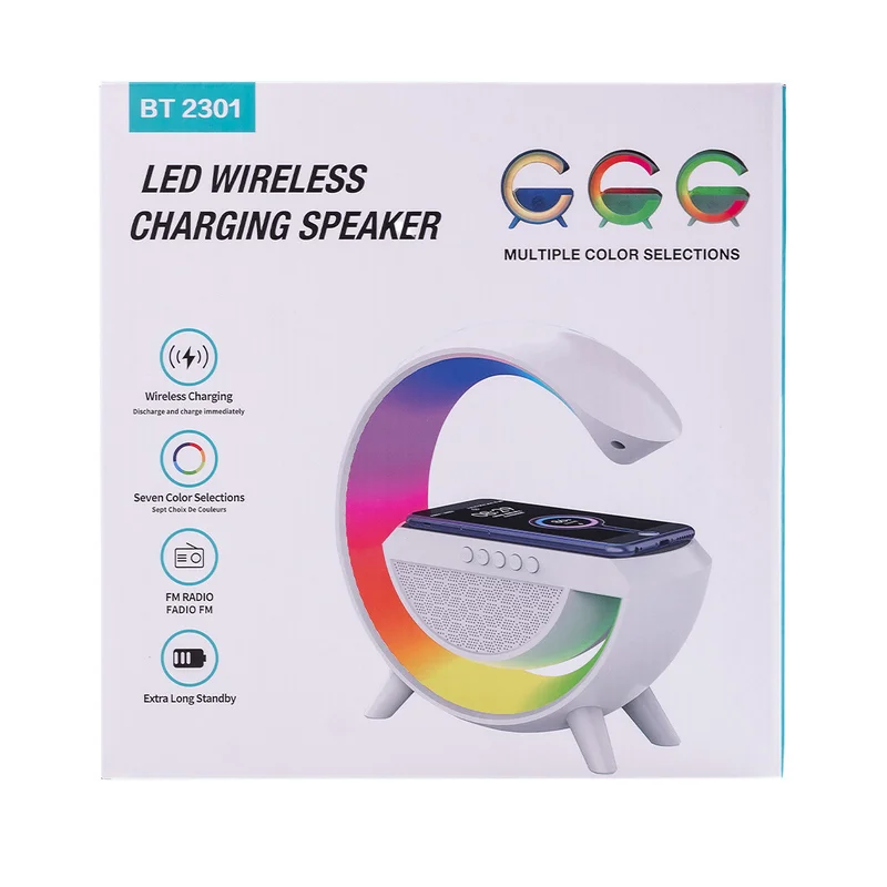Портативна колонка з RGB-підсвіткою Wireless Charger