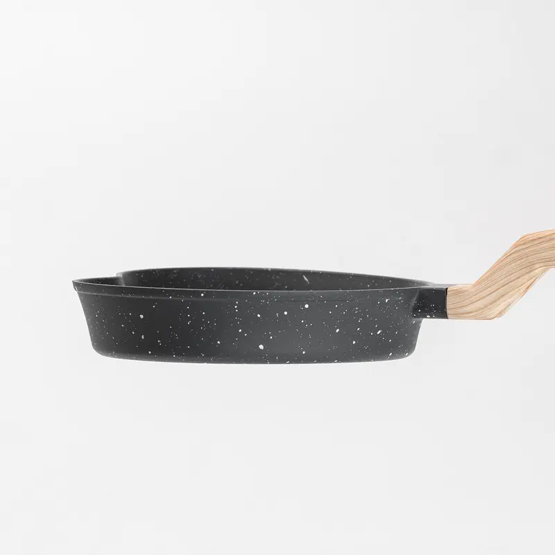 Сковорідка для омлету з антипригарним покриттям 16*13*5,3 см сіра