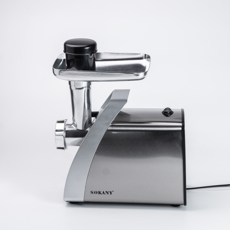 М'ясорубка Sokany SK-06001 електрична 2400 Вт сталь