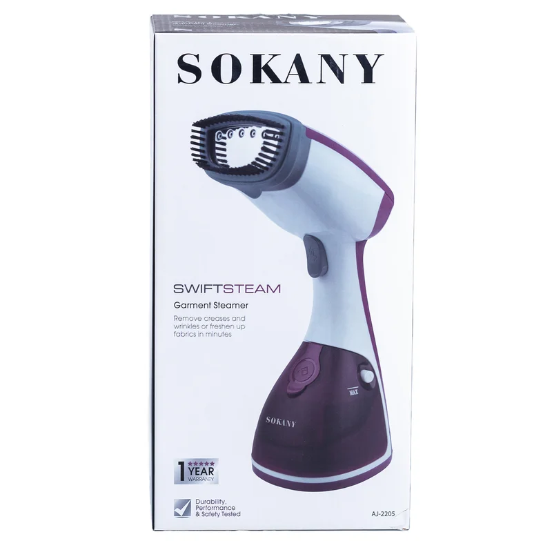 Відпарювач ручний Sokany Aj-2205BL 1200W Фіолетовий