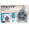 Електричний настільний вентилятор Sokany Electric Fan 5 лопатей 3 швидкості вентилятор настільний