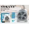 Електричний настільний вентилятор Sokany Electric Fan 5 лопатей 3 швидкості вентилятор настільний Електричний настільний вентилятор Sokany Electric Fan 5 лопатей 3 швидкості вентилятор настільний