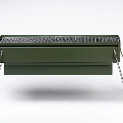 Мангал портативний складаний 51.5×23×25 см з решіткою