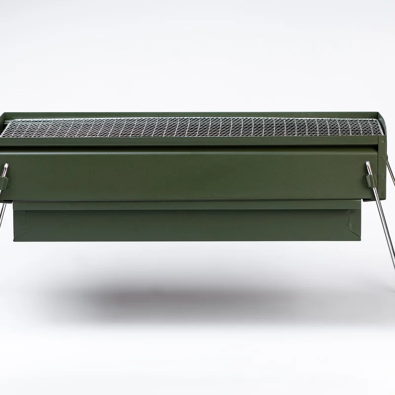 Мангал портативний складаний 51.5×23×25 см з решіткою