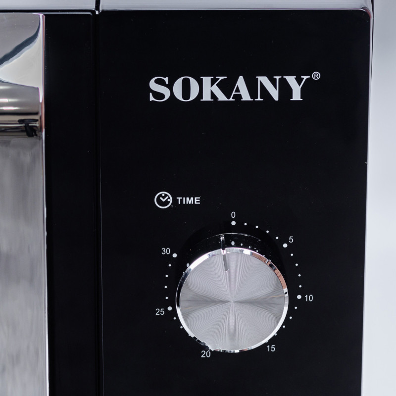 Мікрохвильова піч 30 літрів Sokany мікрохвильова піч 1400 Вт безшумна велика чорна свч піч