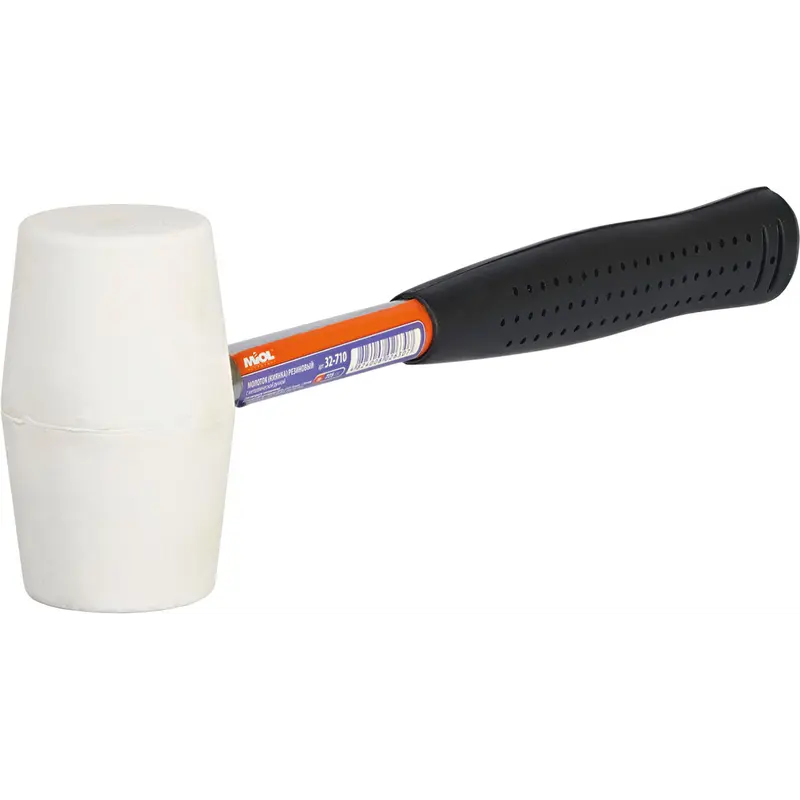 Молоток (киянка) гумовий (білий), 680 г MIOL 32-714