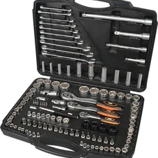 Набір насадок торцевих з тріскачками 1/4'', 3/8'', 1/2''(120 од.) MIOL 58-070