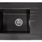 Кухонна мийка BODRUM 650 black Miraggio