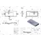 Умивальник VIOLA 1000 L MIRASOFT Miraggio