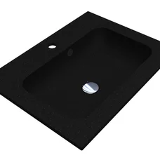 Умивальник DELLA 600 MIRASTONE BLACK Miraggio