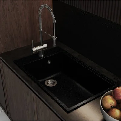 Кухонна мийка LAGOON 760 black Miraggio