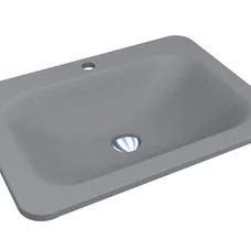 Умивальник CALIFORNIA MIRASTONE GRAY Miraggio