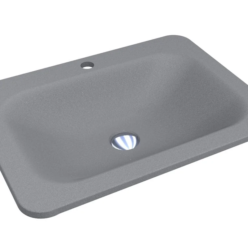 Умивальник CALIFORNIA MIRASTONE GRAY Miraggio