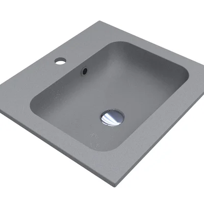 Умивальник DELLA 500 MIRASTONE GRAY Miraggio
