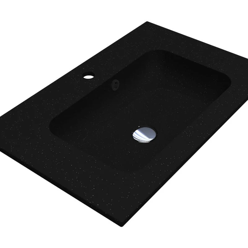 Умивальник DELLA 700 MIRASTONE BLACK Miraggio
