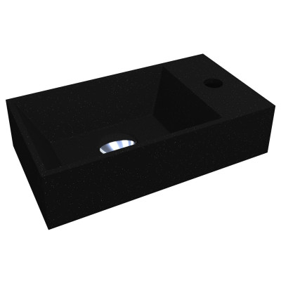 Умивальник COPPER 400 MIRASTONE BLACK Miraggio