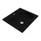Умивальник DELLA 500 MIRASTONE BLACK Miraggio
