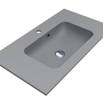 Умивальник DELLA 800 MIRASTONE GRAY Miraggio