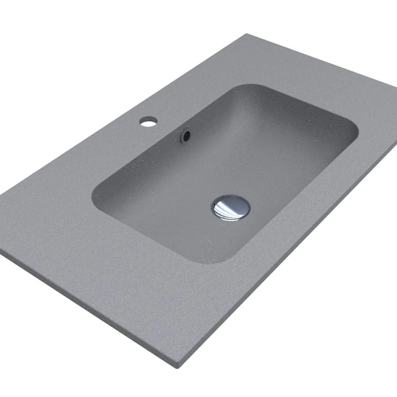 Умивальник DELLA 800 MIRASTONE GRAY Miraggio