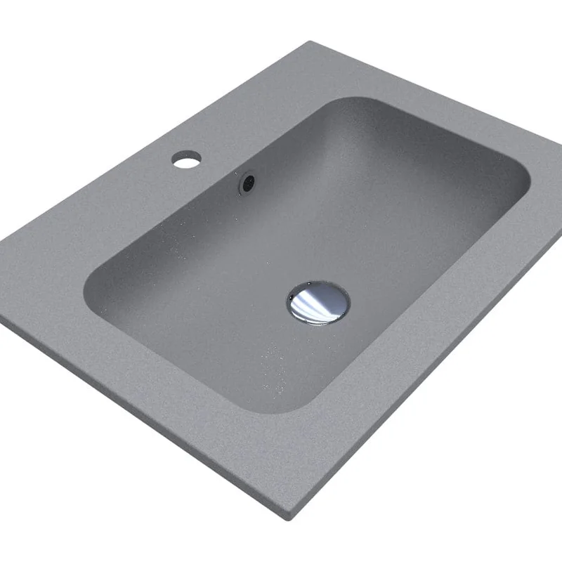 Умивальник DELLA 600 MIRASTONE GRAY Miraggio