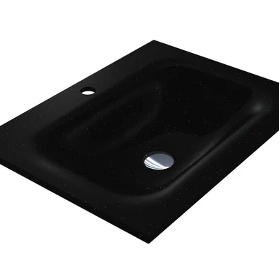 Умивальник JESSEL 600 MIRASTONE BLACK Miraggio