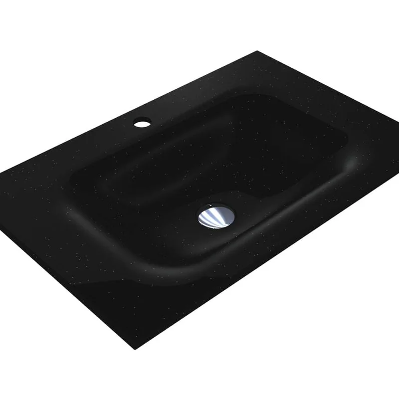 Умивальник JESSEL 700 MIRASTONE BLACK Miraggio