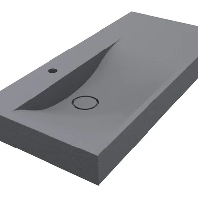 Умивальник VIOLA 1000 L MIRASTONE GRAY Miraggio
