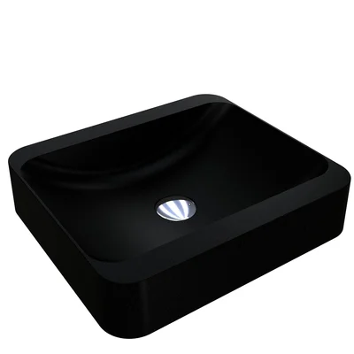 Умивальник GENEVA MIRASTONE BLACK Miraggio