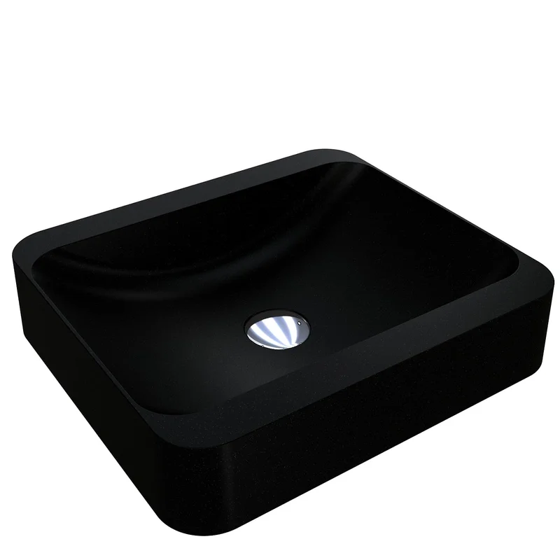 Умивальник GENEVA MIRASTONE BLACK Miraggio