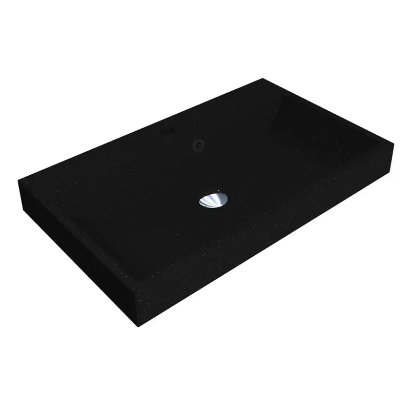 Умивальник VARNA 700 MIRASTONE BLACK Miraggio