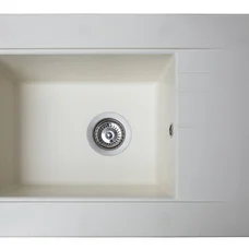 Кухонна мийка BODRUM 650 white Miraggio
