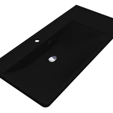 Умивальник SACRAMENTO MIRASTONE BLACK Miraggio