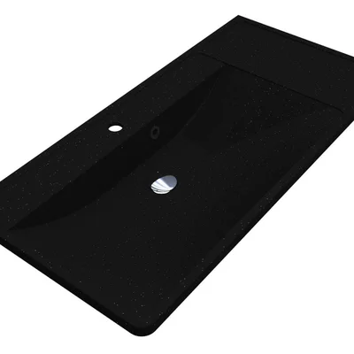 Умивальник SACRAMENTO MIRASTONE BLACK Miraggio