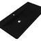 Умивальник SACRAMENTO MIRASTONE BLACK Miraggio