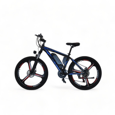 Електровелосипед 26" NewSpeed E-BIKE-2 (Алюмінієві диски) Чорний з синім